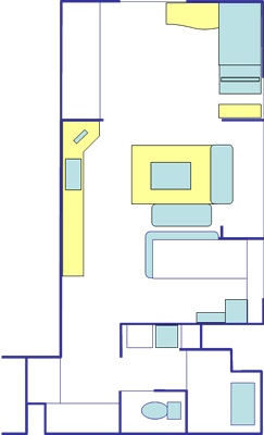 図:部屋の間取り